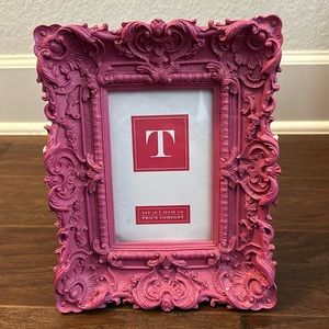 Pink picture frame
